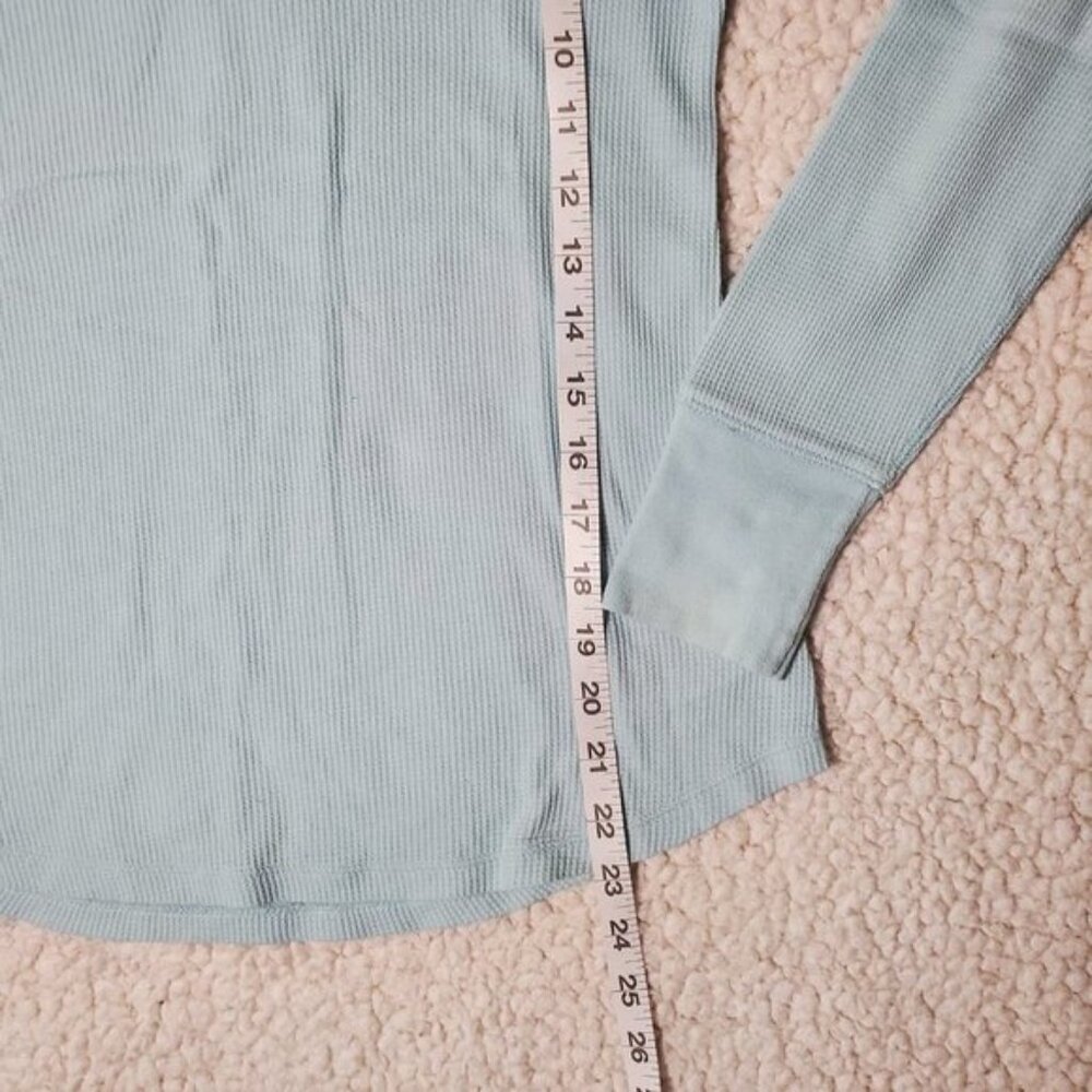 Gap Fit Womens Long Sleeve Tee XS Blue Lightweight Activewear Stretch Top - Picture 5 of 7